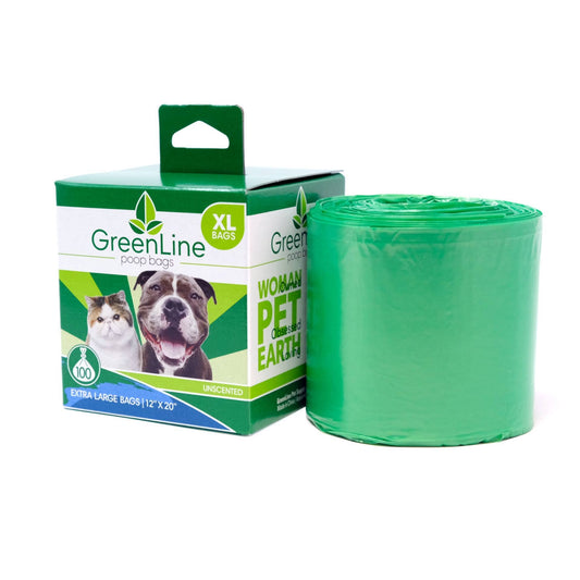 GreenLine XL Biodegradable Poop Bags - 100 ct