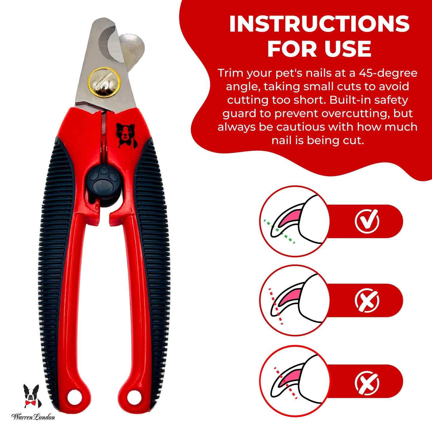 🐱✂️ Cat Nail Clippers – Professional Grooming for Cats & Small Dogs 🐾✨