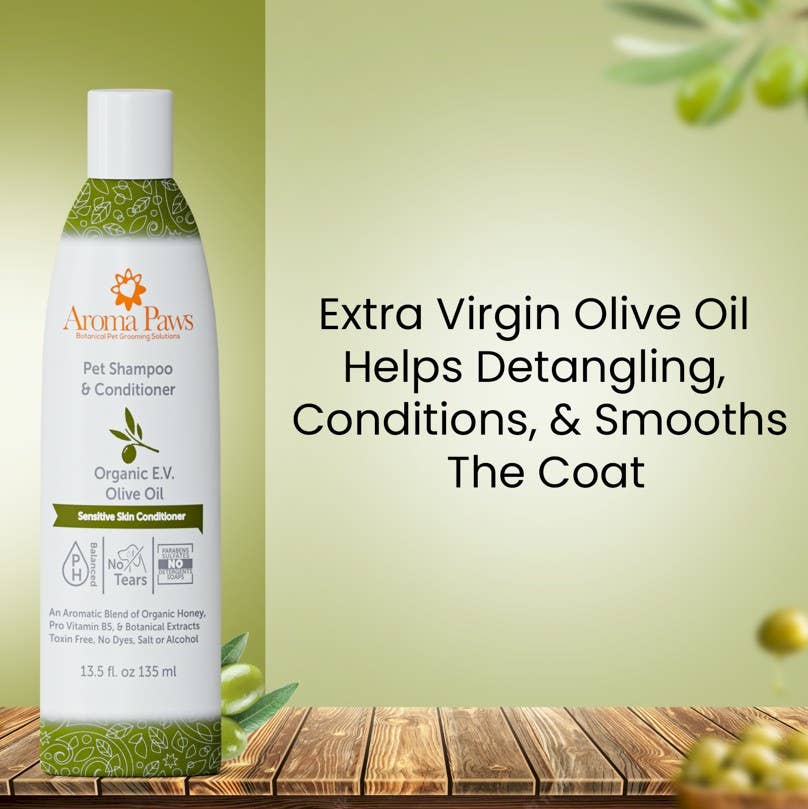 13.5 Oz. Shampoo Organic Olive Oil