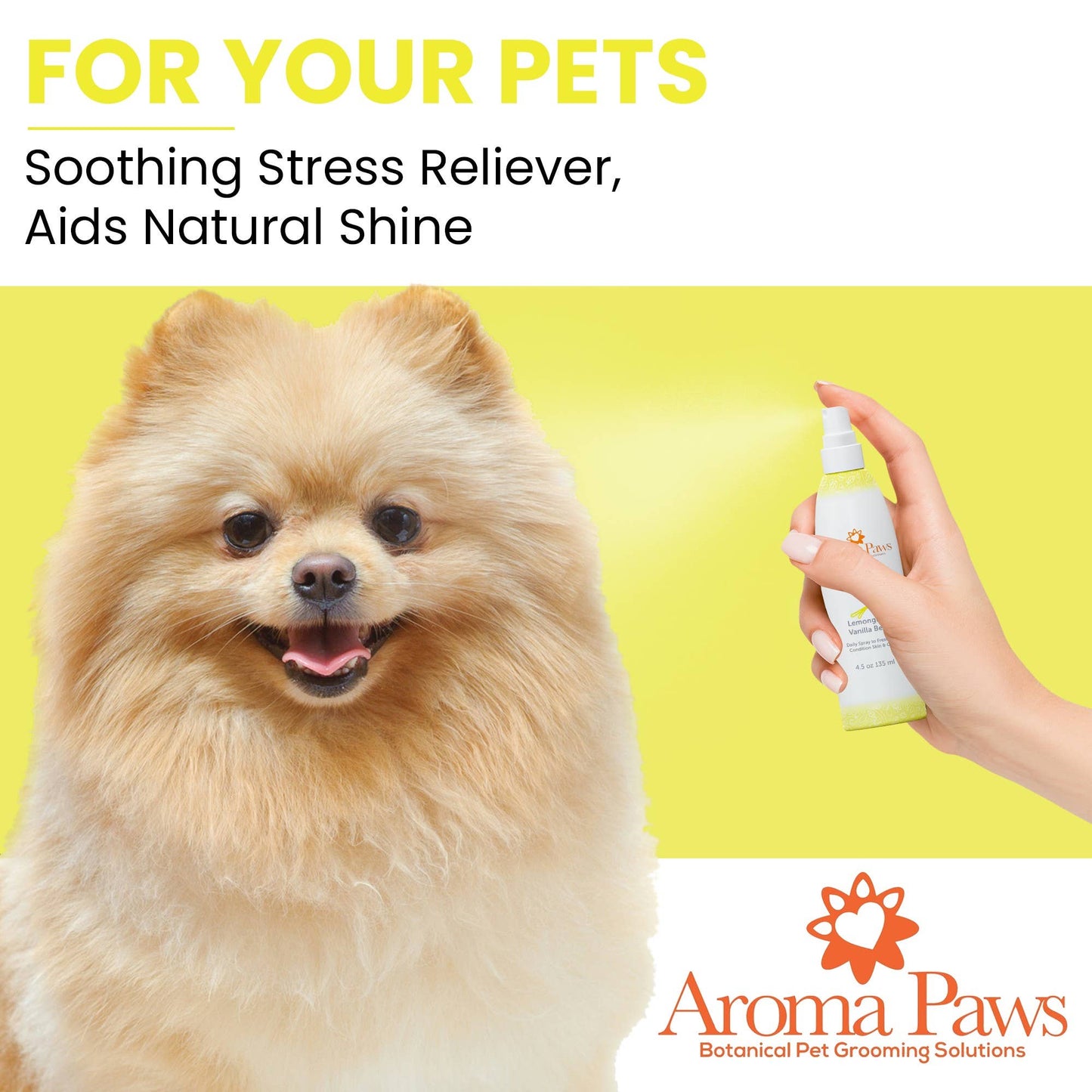 🍋 Lemongrass Vanilla Bean Dog Coat Spray 4.5oz