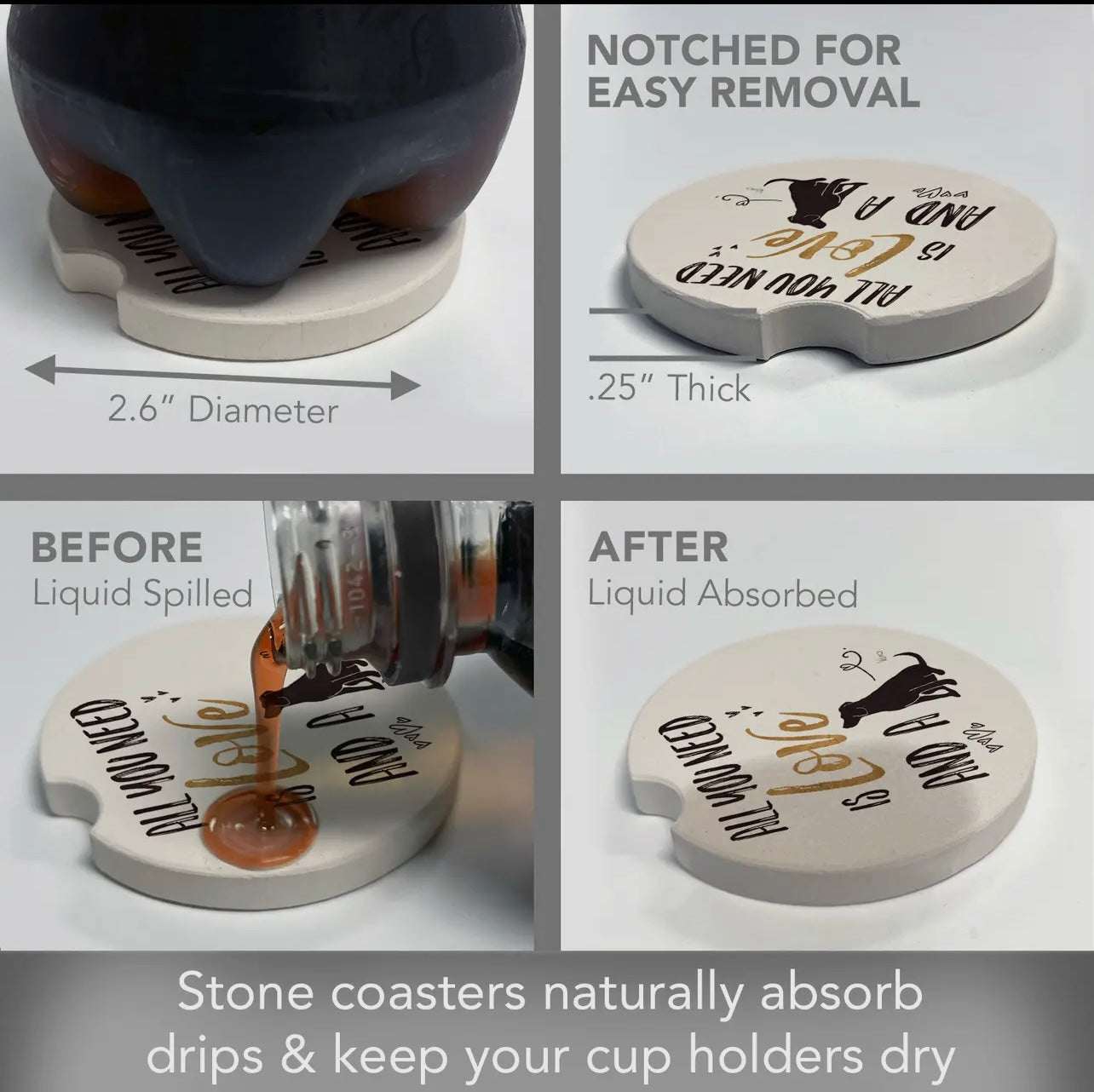 Stone Car Coaster