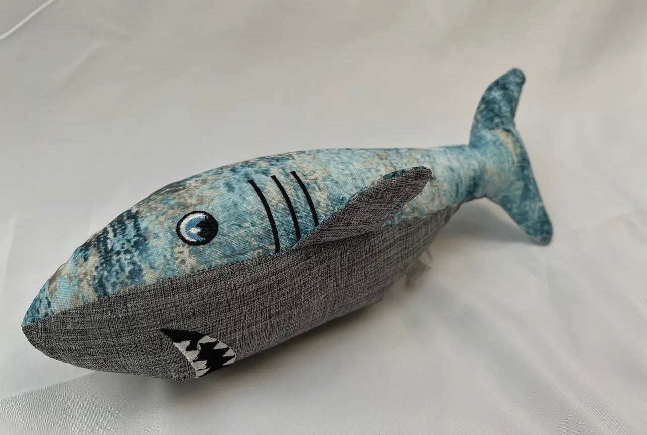 Eco Conscious Shark Dog Toy