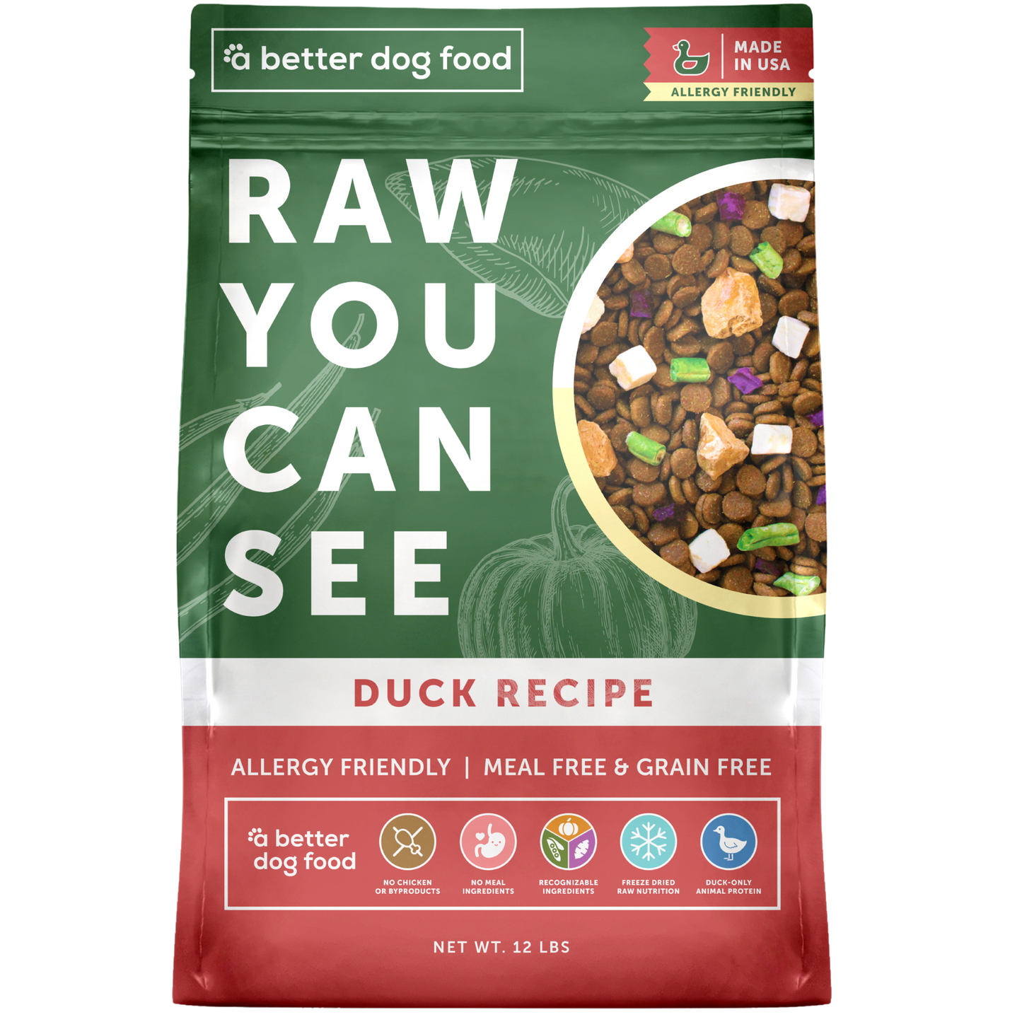 🦆🌱Allergy Friendly Duck Dog Food