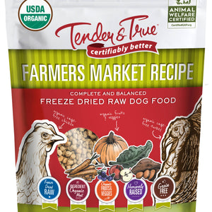 USDA Organic Farmers Market Recipe Freeze Dry Raw Dog Food