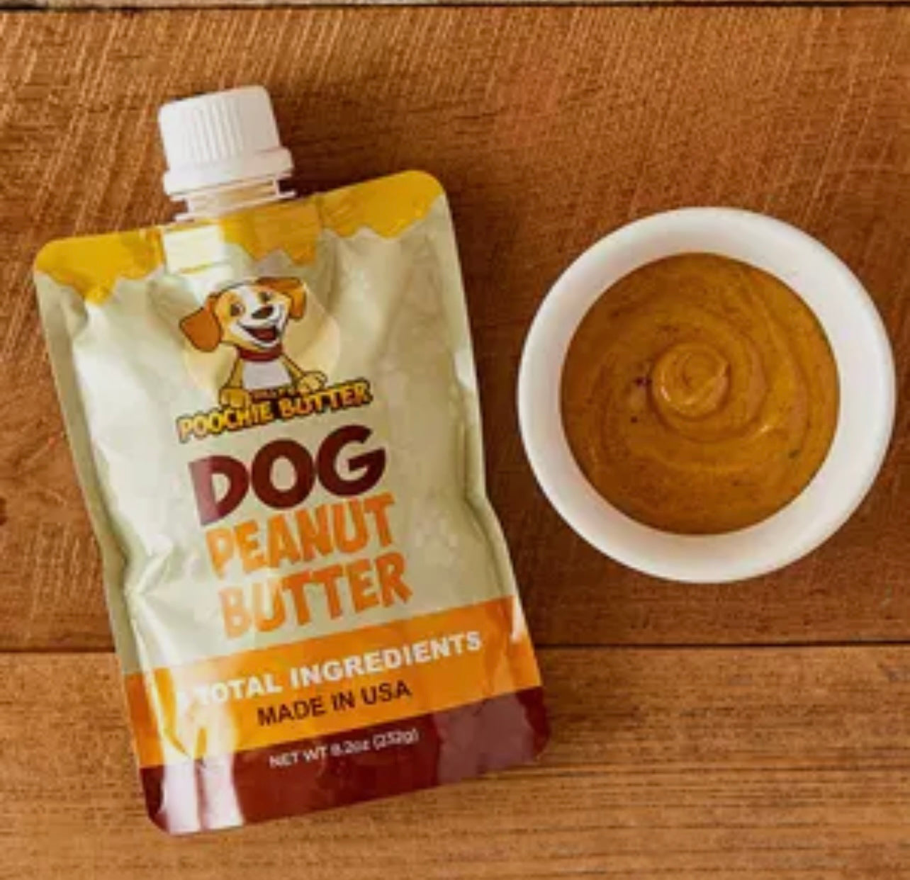 8.20z Dog Peanut Butter Squeeze Packs