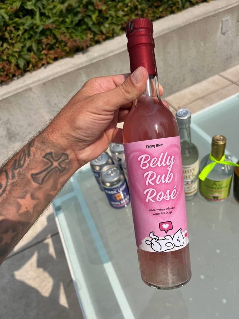 🍉🍷Belly Rub Rosé Dog Wine | Watermelon