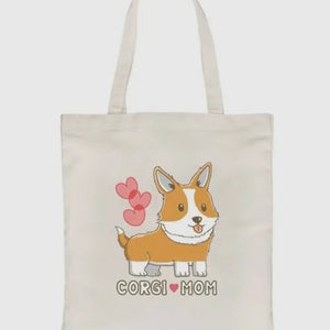 Corgi Mom Canvas Bag