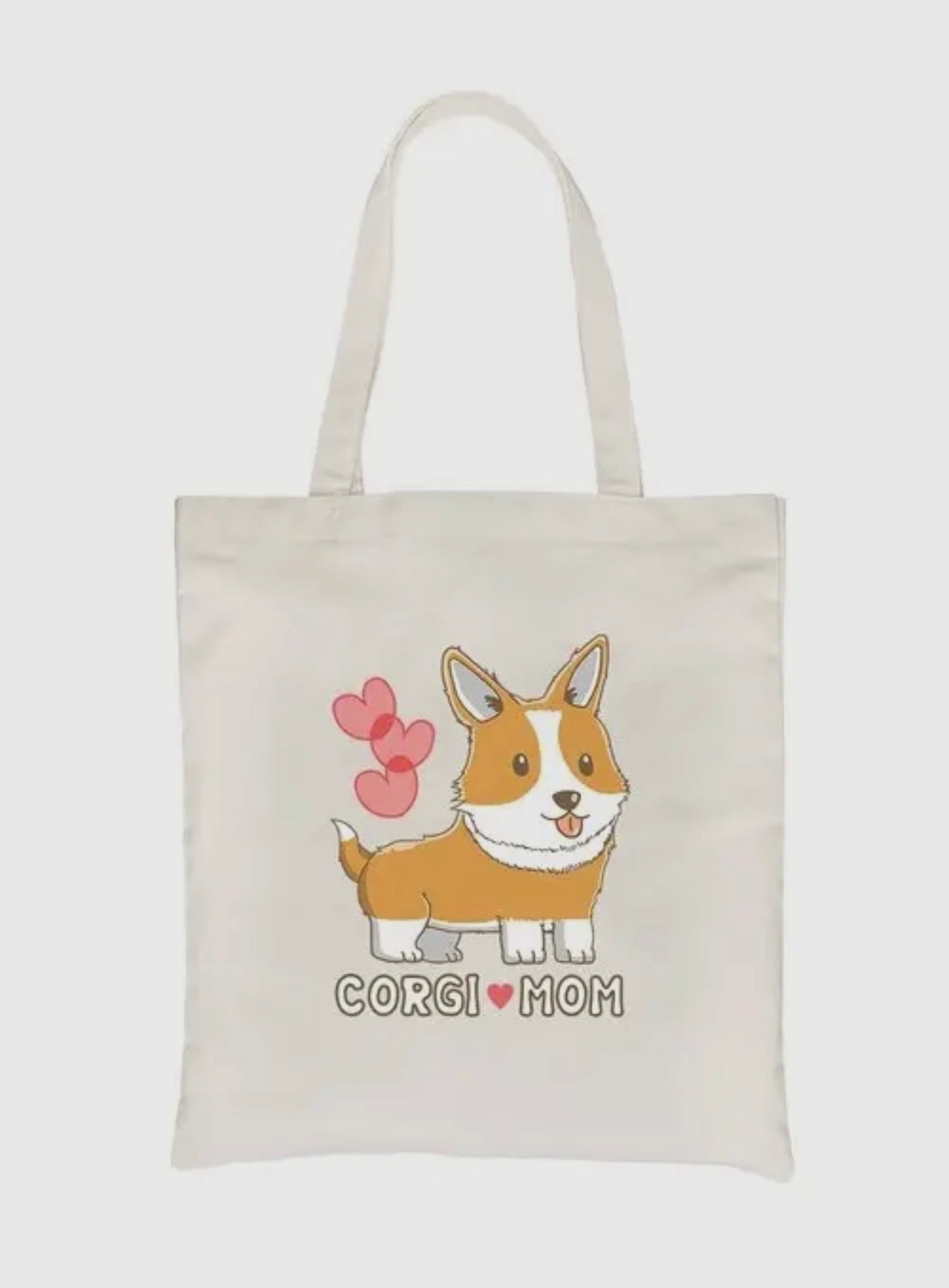 Corgi Mom Canvas Bag