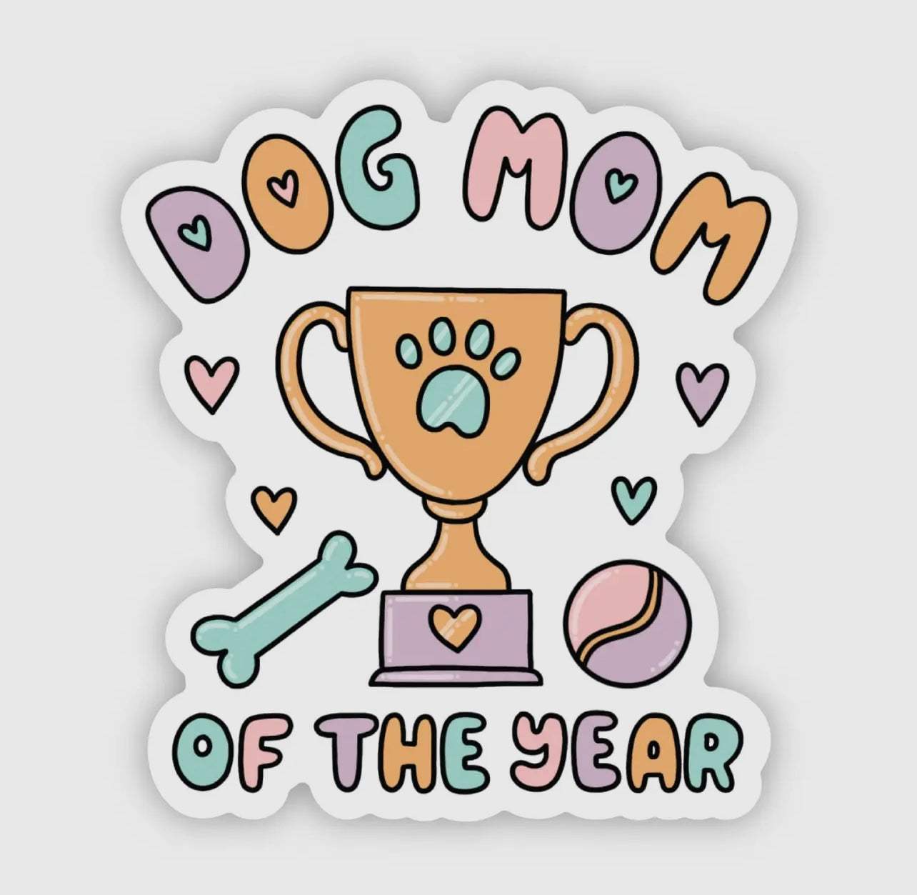 Dog Mom Sticker