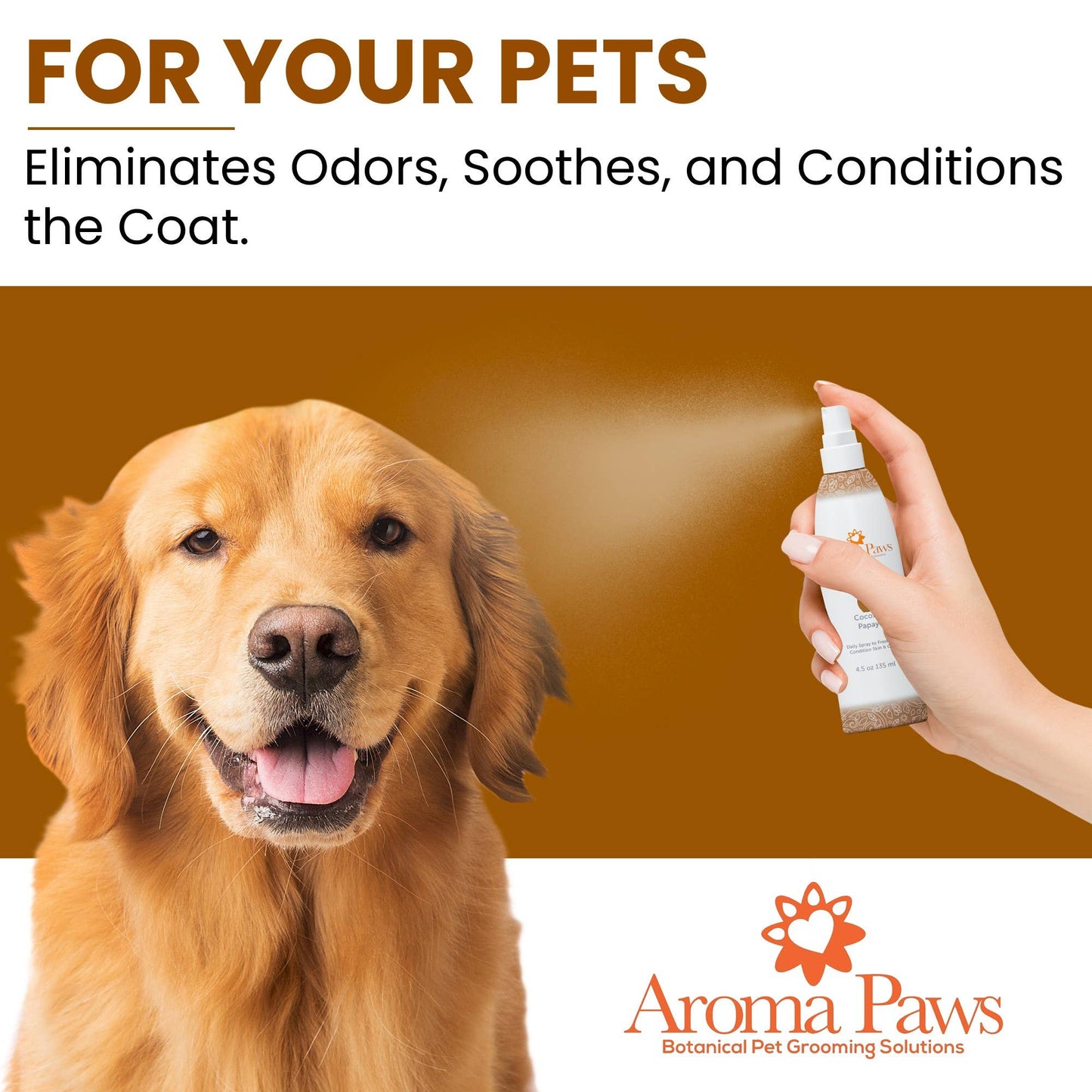🐾Coconut Papaya Dog Coat Spray 4.5oz