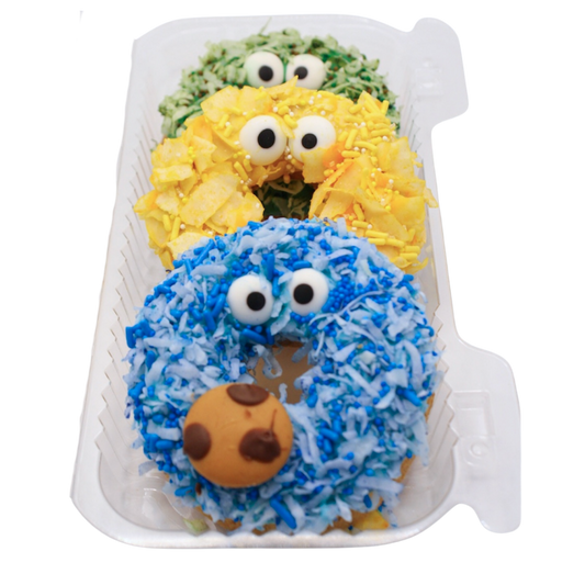 🍩 Monster Mutts “Sunny Daze” Doggie Donuts | Gourmet 3-Pack 🐾