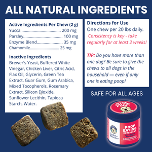 Poop Eating Deterrent Chew