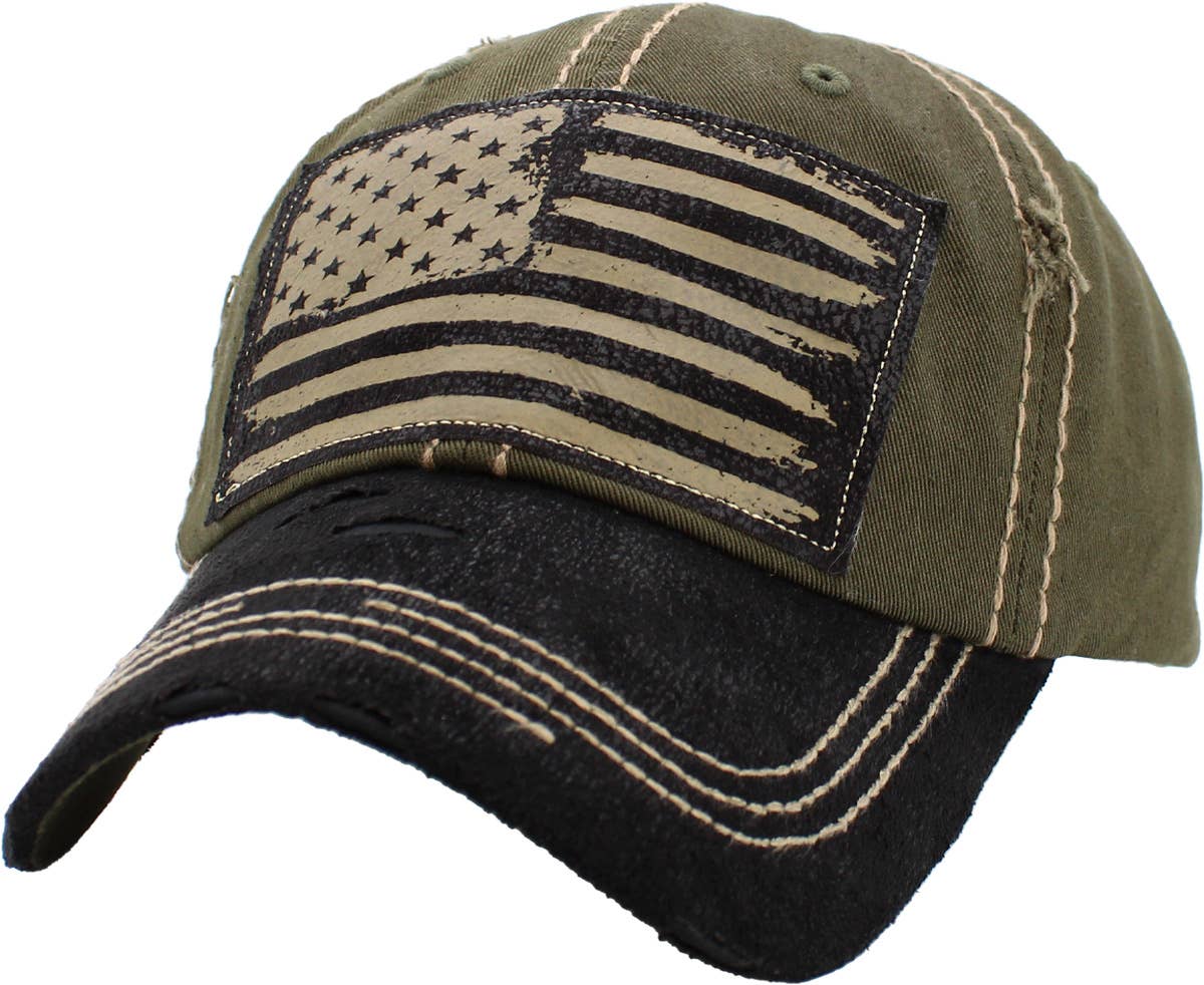 🧢✨Flat Patch Vintage Cap