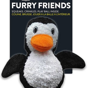 Furry Friends 2-in-1 Plush and Ball Squeaker
