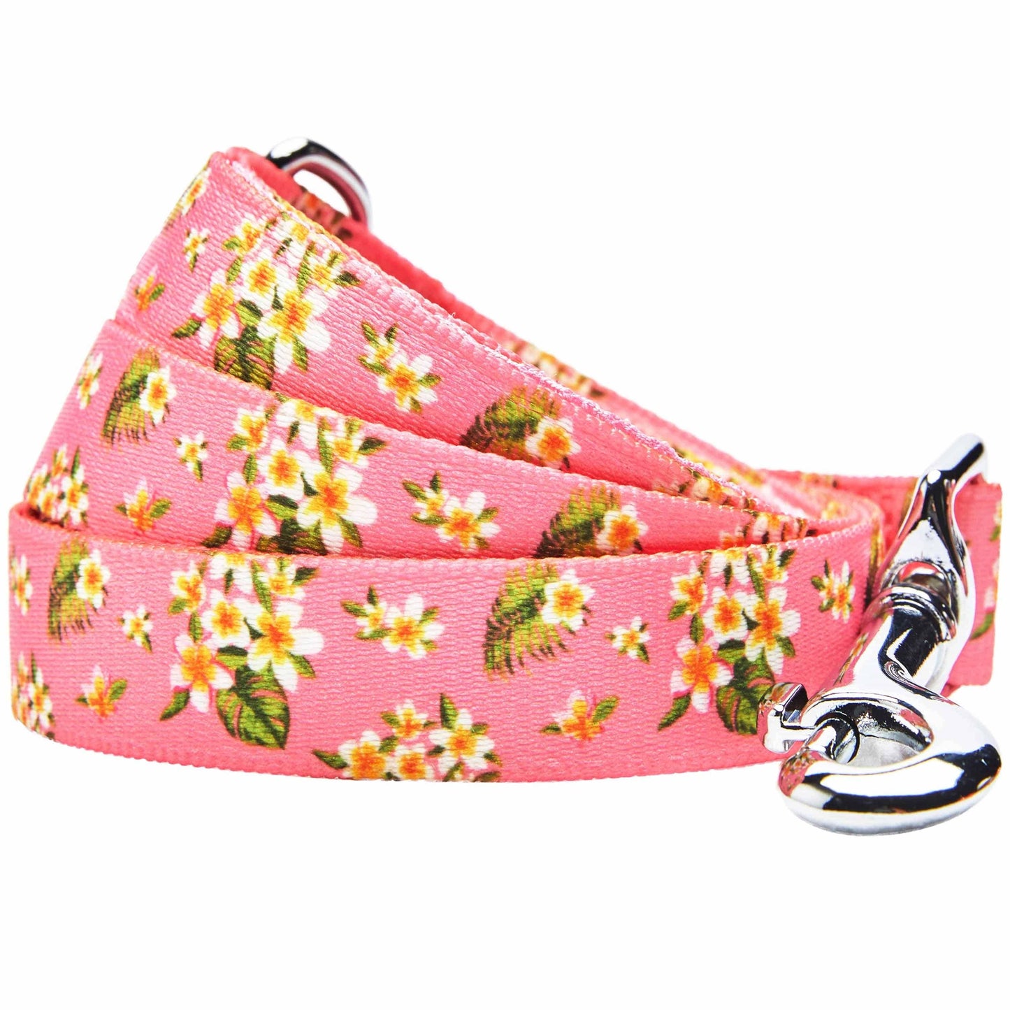 🌺🐾Plumeria Flower Dog Leash