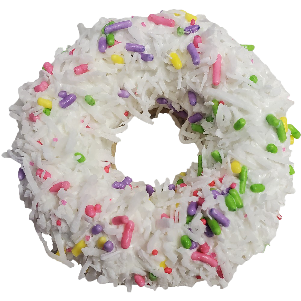 Gourmet Donut, SPRING/SUMMER Coconut Cottontail Dog Treat