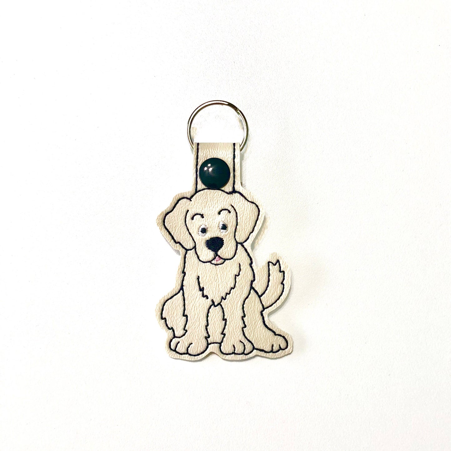 Golden Retriever Key Fob