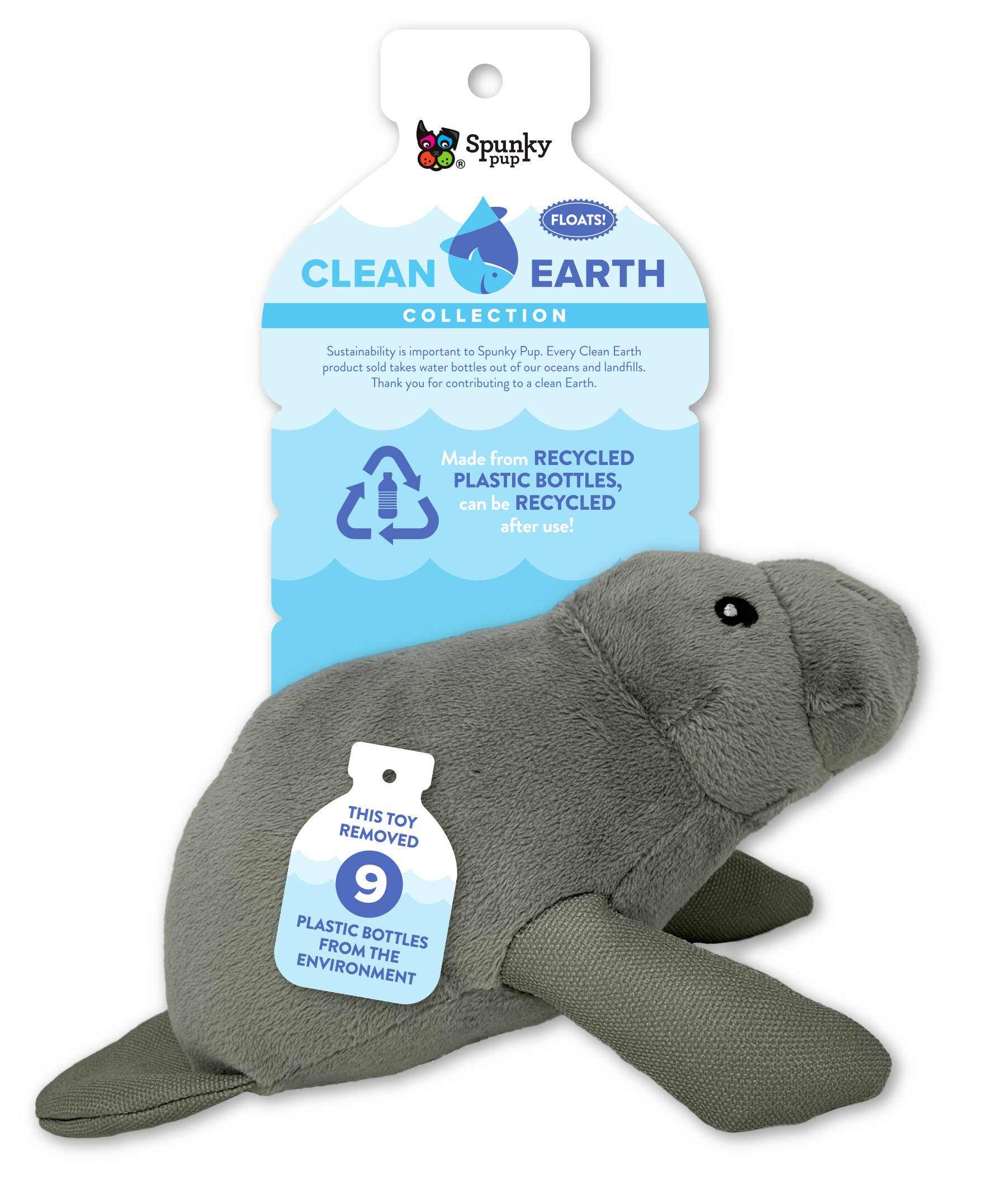 🌍 Clean Earth Plush Toys – Eco‑Friendly Dog Toys Made from Recycled Plastic