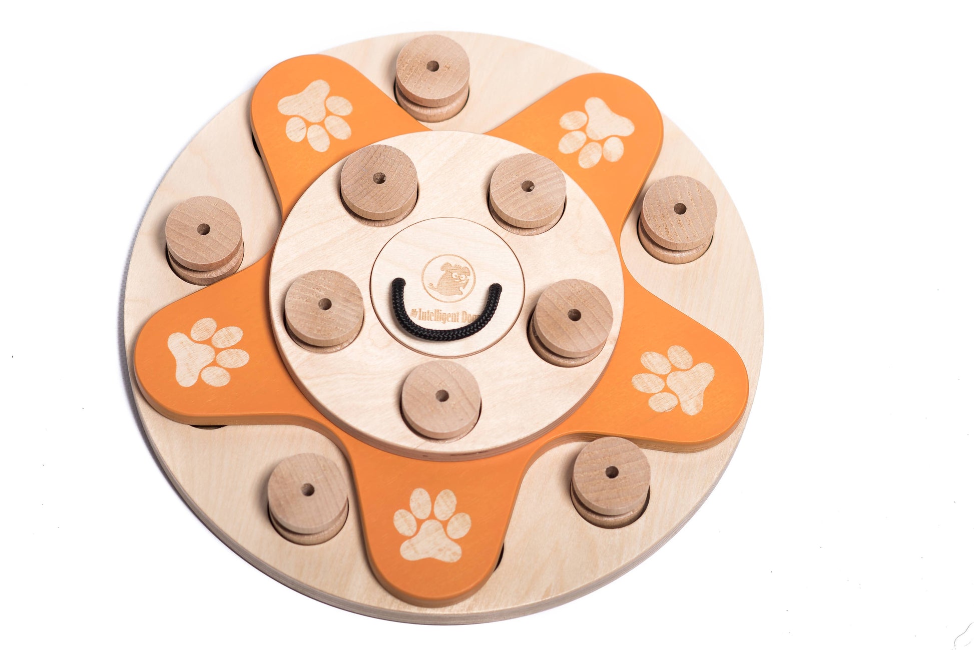 🌼 Dog’s Flower Puzzle Toy – Adjustable Level 1–4 Enrichment Game for Curious Dogs