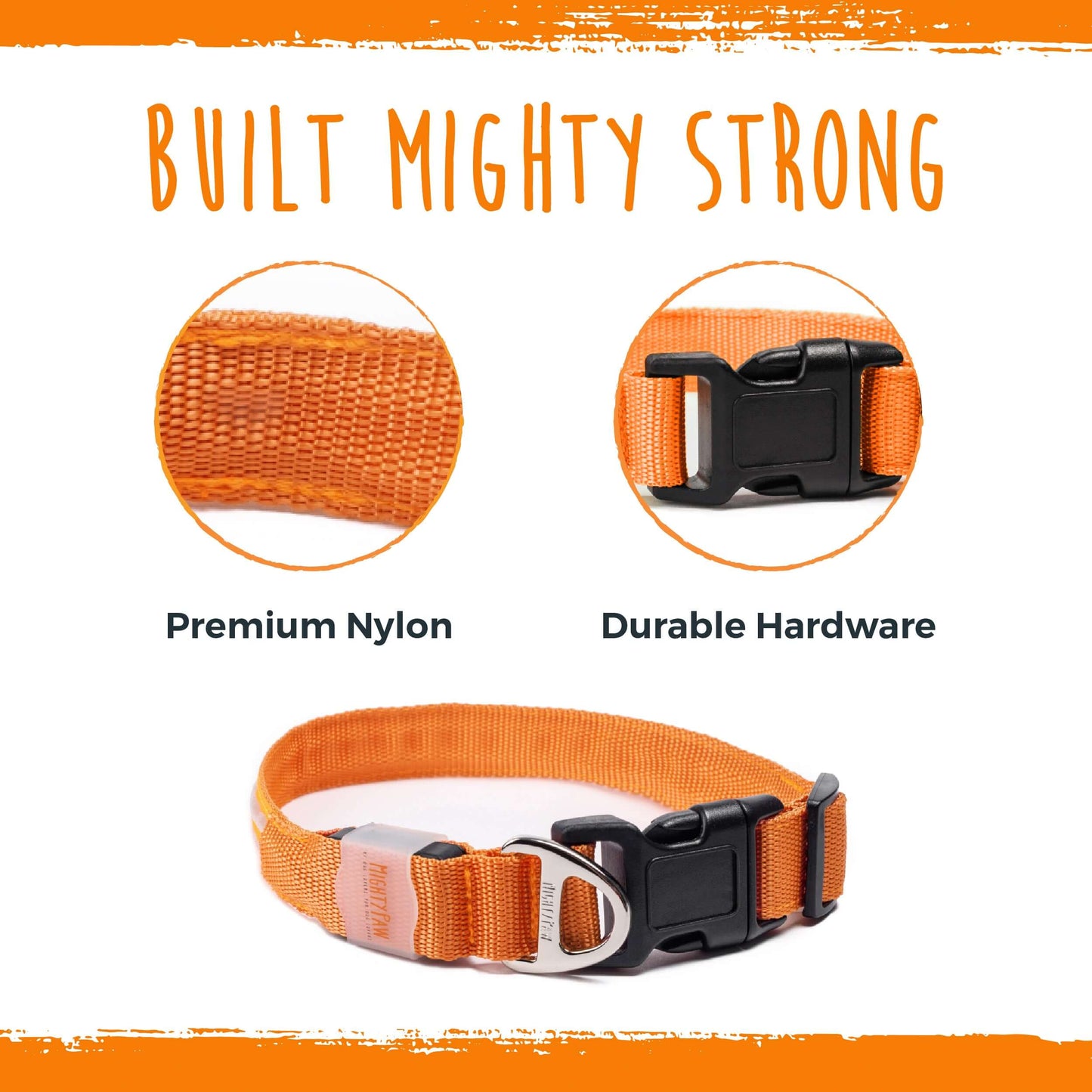 Weather-Resistant LED Dog Collar