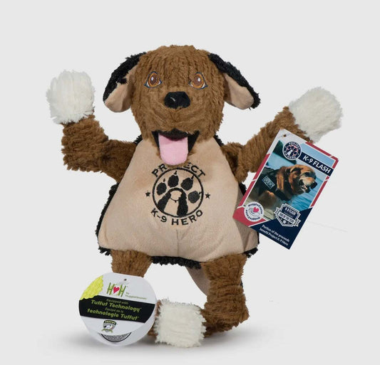 Project K-9 Hero, K-9 Flash Knottie® Plush Dog Toy