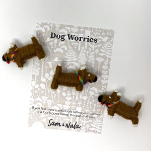 Worry Dog- Worry Doll for dog lovers (hand made and fair tra