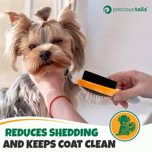 Double-Sided Pet Grooming Brush