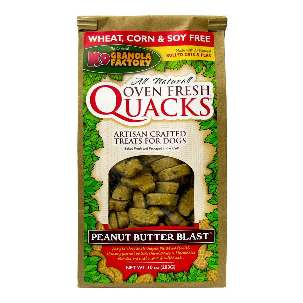 🦆🥜 Quacks – Peanut Butter Blast Recipe Dog Treats