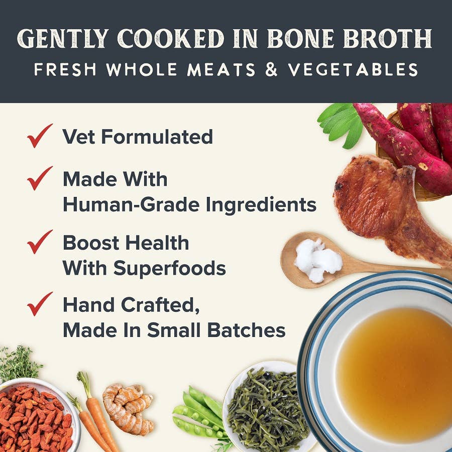 Gently Cooked Lamb & Carrot Recipe Pouches for Dogs