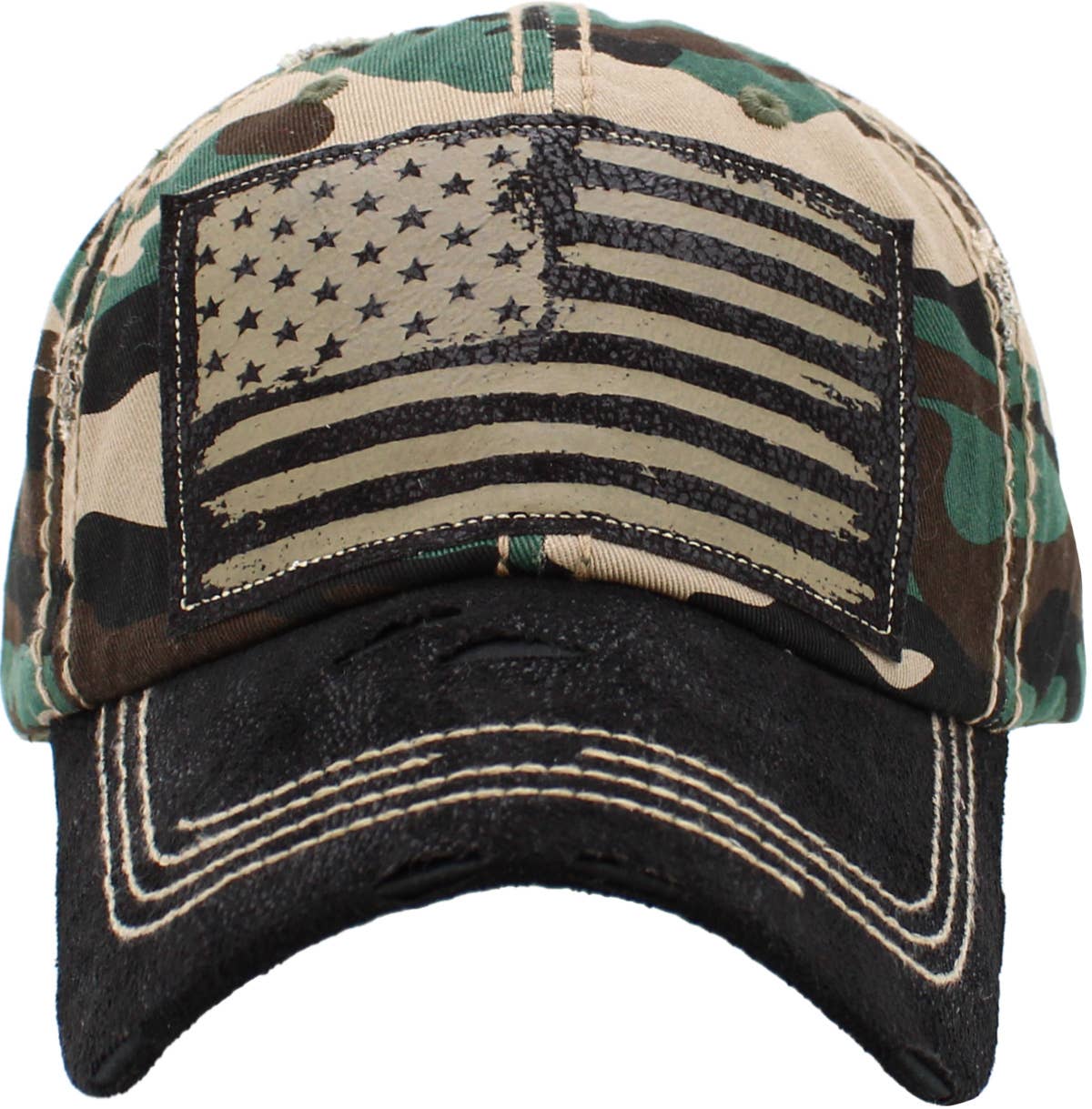 🧢✨Flat Patch Vintage Cap