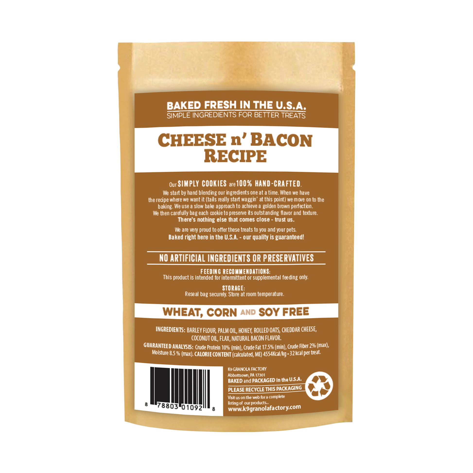 🧀🥓 Simply Cookies – Cheese & Bacon Dog Treats