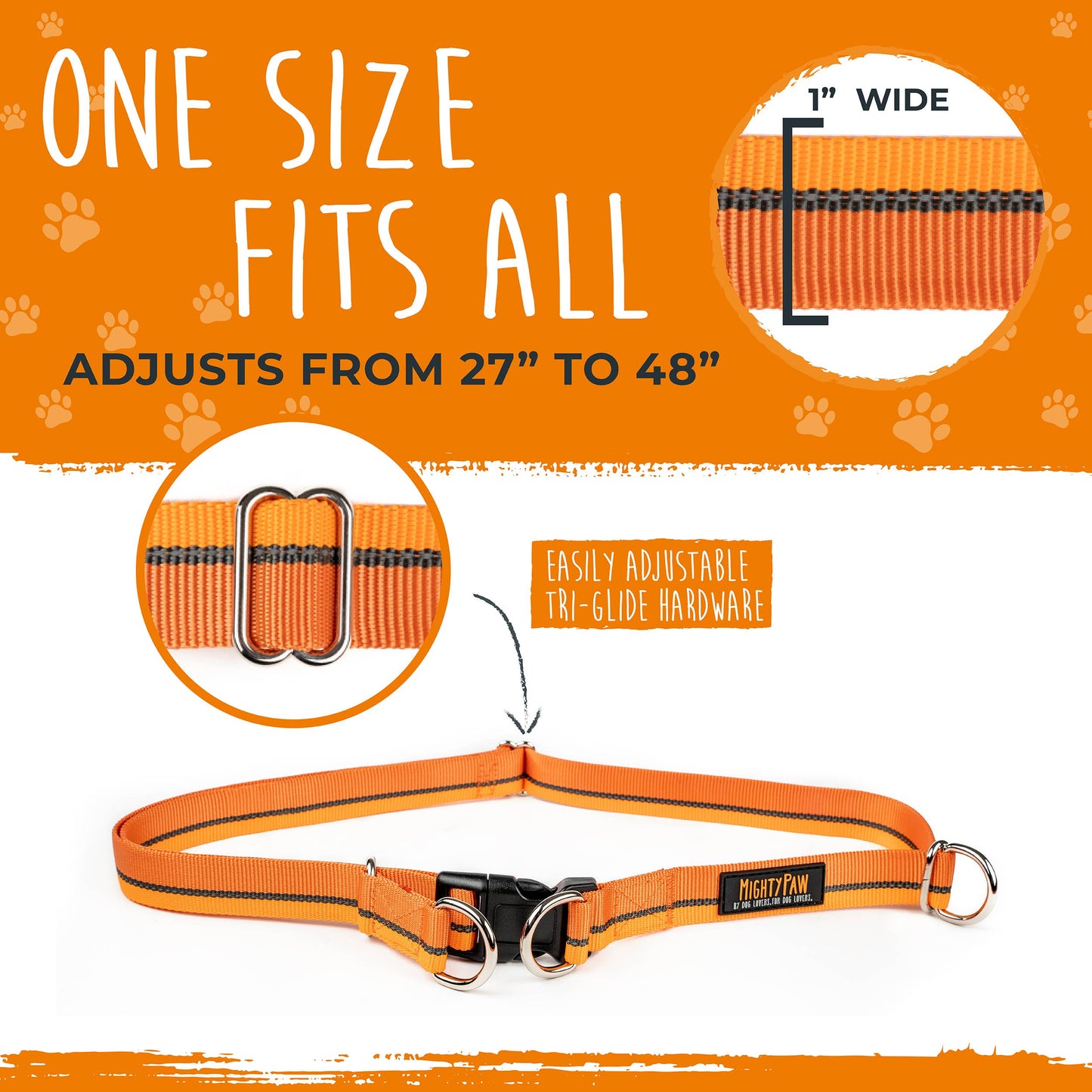 🏃♂️ Mighty Paw Hands-Free Bungee Leash Set 2.0