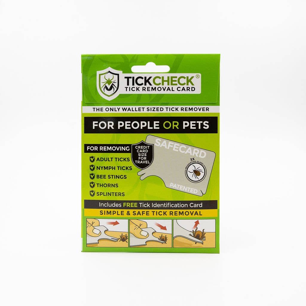 🪲 TickCheck Tick Remover Card | Wallet-Sized Tick Removal Tool 🐾