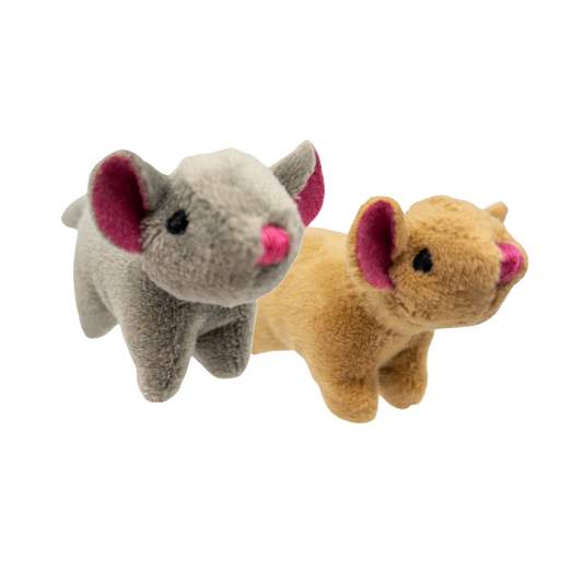 HuggleKats® Wee Squooshie™ Mice Cat Toys (2pk)