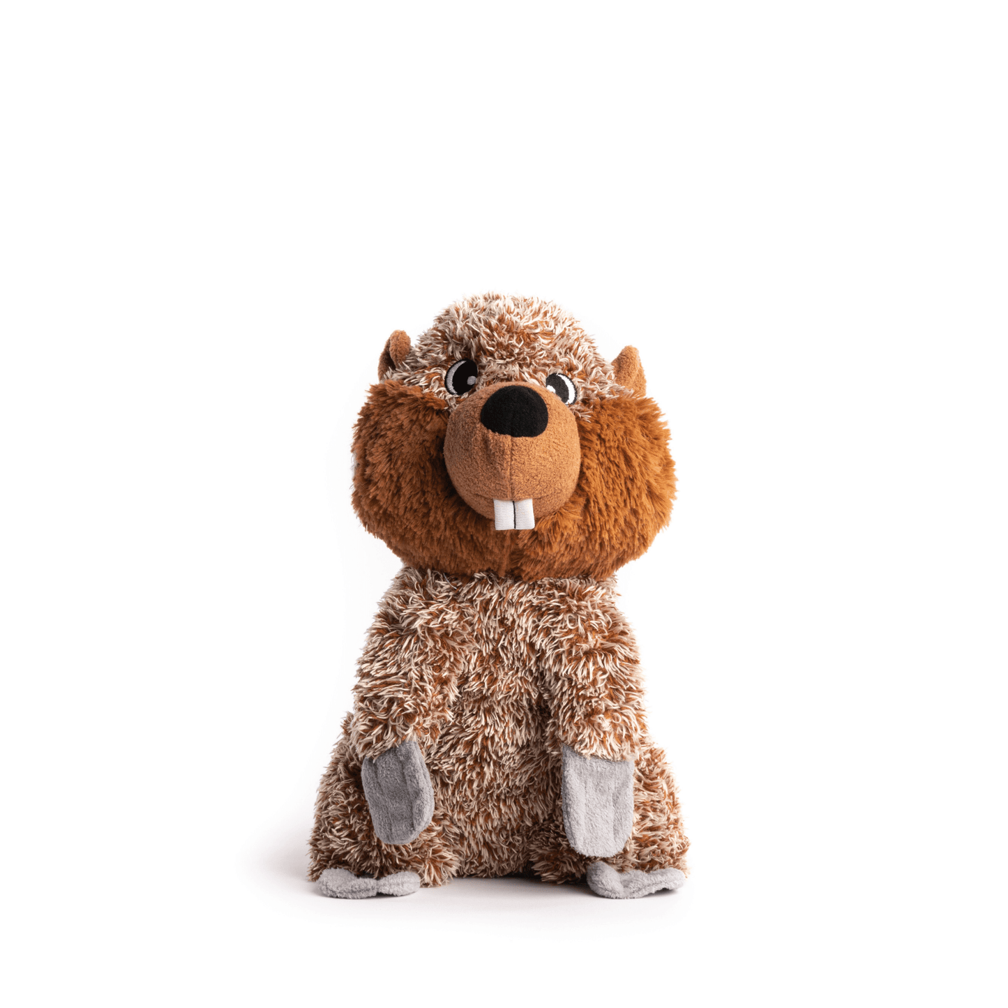 🦫💛 Fluffy Beaver Dog Toy