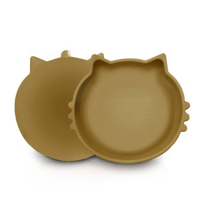 P.T. Supply Co. Cat Shaped Silicone Pet Bowl