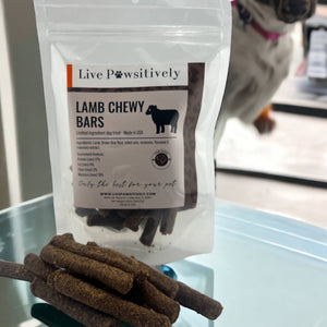 Lamb Chewy Bars, soft limited ingredient dog treat, USA