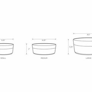 Classic Food White Pet Bowl