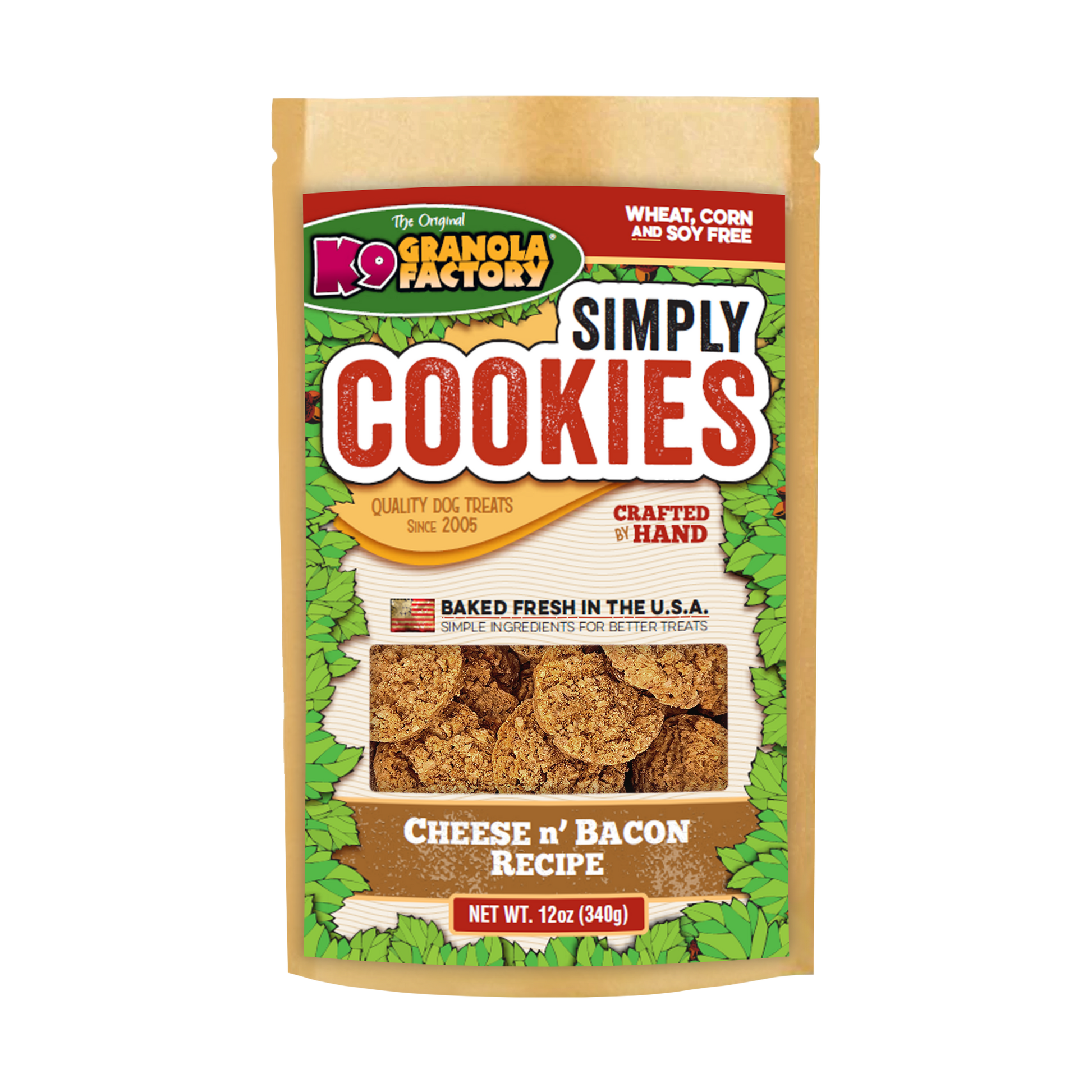 🧀🥓 Simply Cookies – Cheese & Bacon Dog Treats
