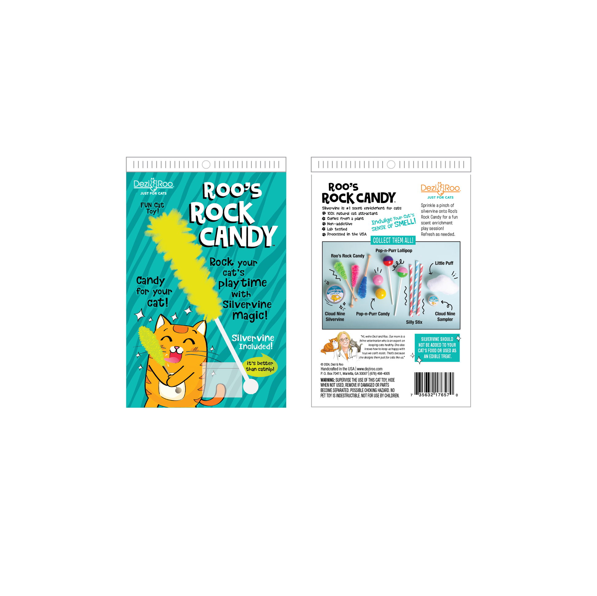Roo's Rock Candy - Scent Enrichment Cat Toy