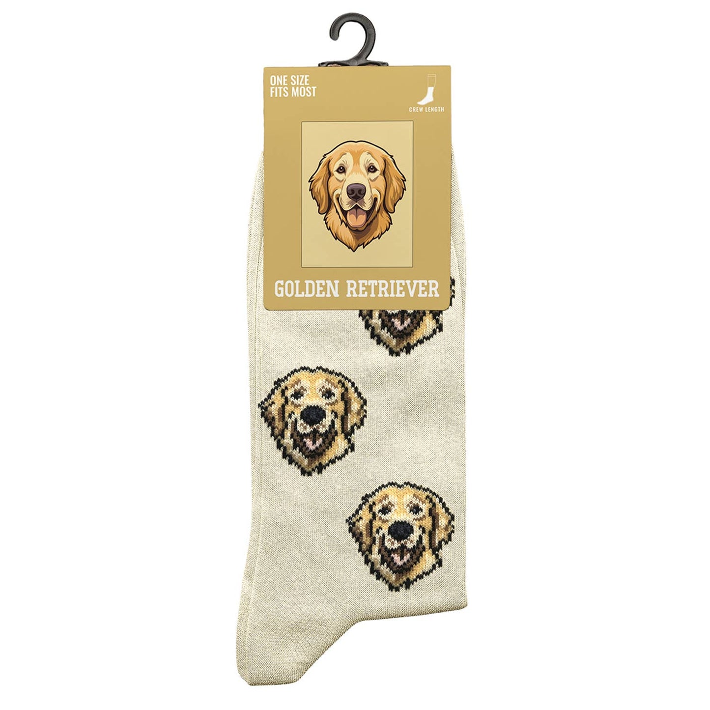 🐕💛 Unisex Crew Socks – Golden Retriever