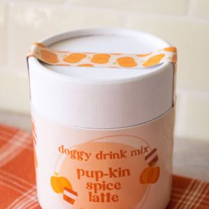 Pup-Kin Spice Latte - Drink Mix for Dogs - Pumpkin Goat Milk