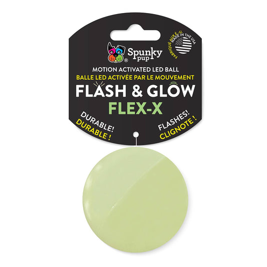 ✨ Spunky Pup Flash & Glow Flex‑X – Motion‑Activated LED Fetch Ball