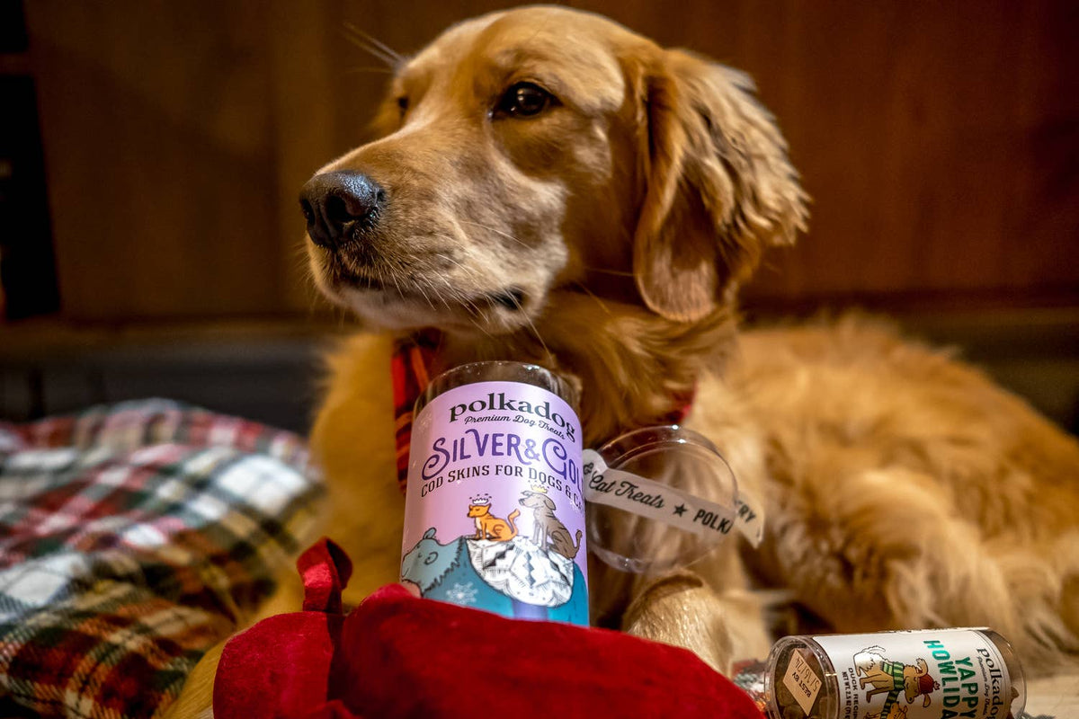 Holiday Tube: Silver & Gold Cod Skins 2.5oz