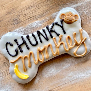 6 inch Chunky Monkey Bone dog treat
