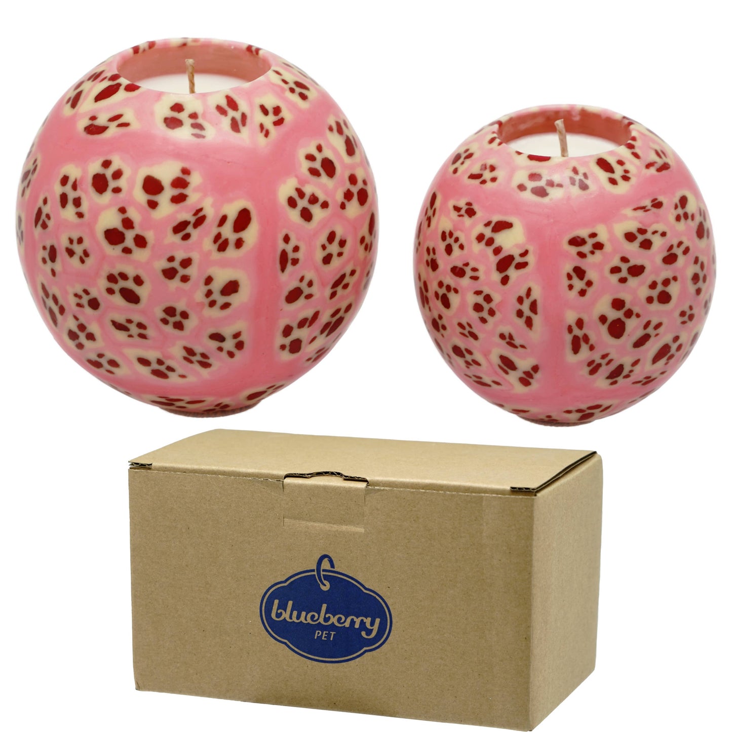 LAST ONE 🕯️🐾 Paw Print Soy Candle Set (2-Pack) – Handcrafted, Cozy & Pet-Lover Perfect 💕
