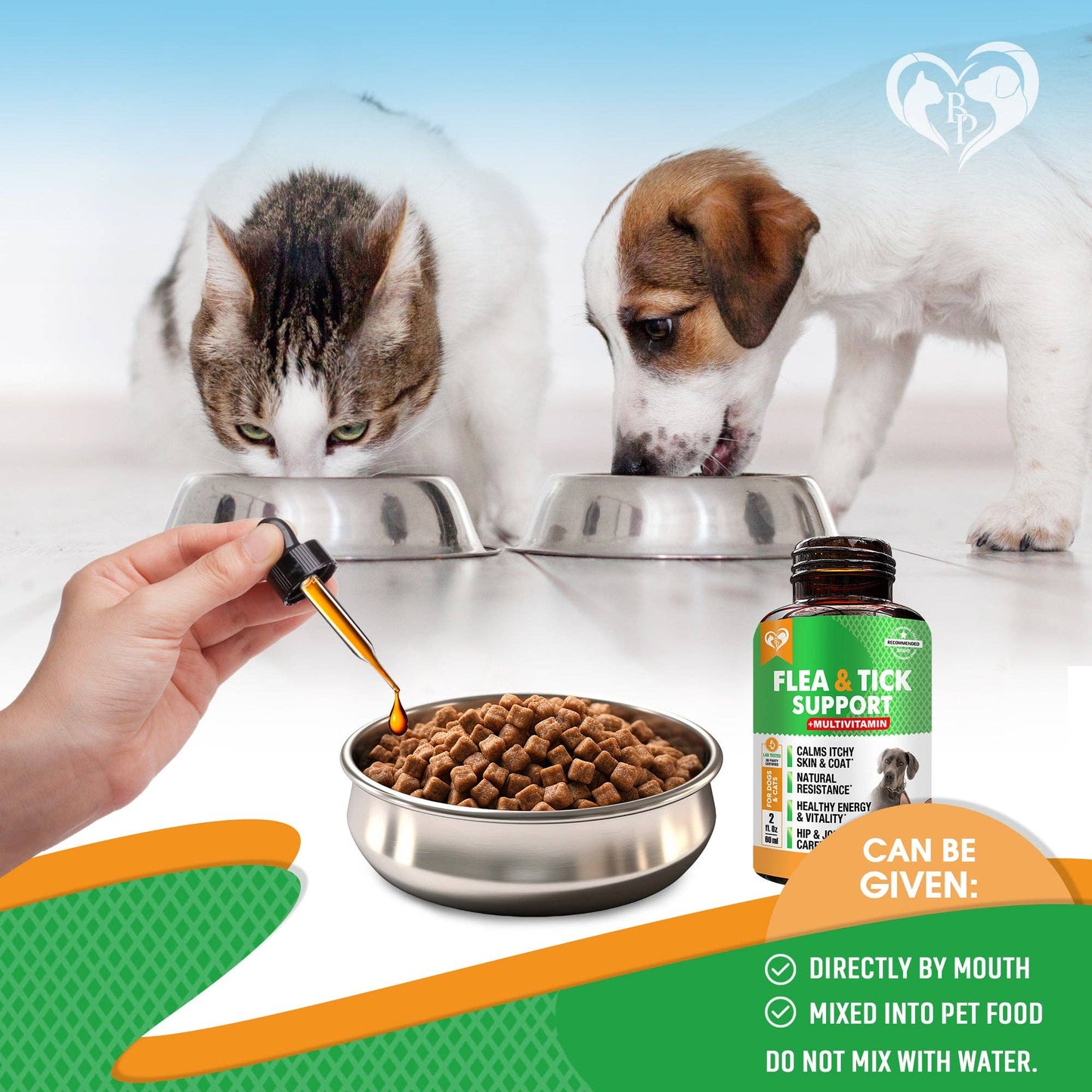 🌿🐾 Herbal Wellness Oral Drops for Dogs & Cats Flea & Tick Support