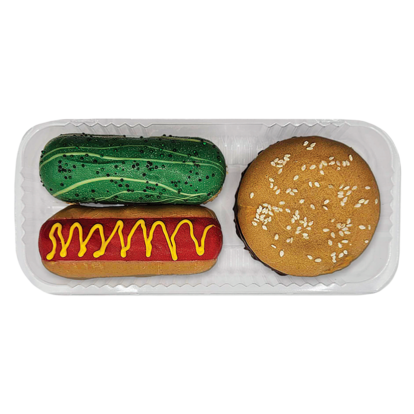 🌭🍔 Donut Deli, PUPNIC Hamburger, Hot Dog & Pickle Gourmet Donut