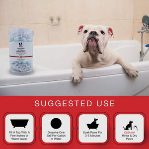 Deep Cleaning Paw Fizz Soak