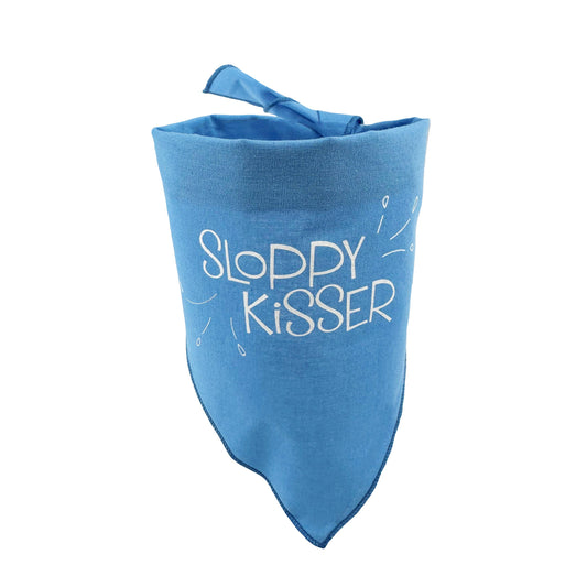 Sentimental Pet Bandana – Hand‑Printed 100% Cotton Dog Bandana for Sweet & Sassy Pups